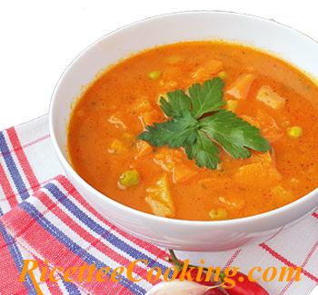 Zuppa di zucca al curry